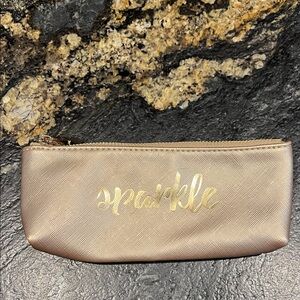 Neiman Marcus Gold Sparkle Clutch